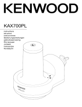 Kenwood KAX700PL Spiralizer Attachment de handleiding