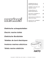 Vetus Electric marine toilet type HATO Installatie gids