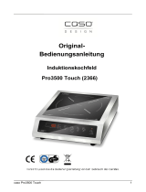 Caso Pro3500 Touch 2366 Handleiding