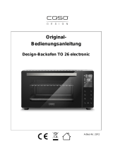 Caso TO 26 electronic oven Handleiding