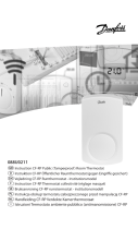 Danfoss CF-RP Public (Tamperproof) Room Thermostat Installatie gids