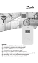 Danfoss CF-RD Room Thermostat Installatie gids