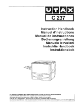 Utax C 237 Handleiding