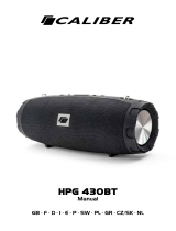 Caliber HPG430BT de handleiding