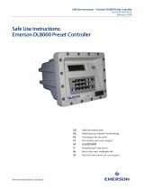 Remote Automation Solutions DL8000 Preset Controller Handleiding
