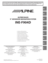 Alpine Electronics INE-F904DC Installatie gids