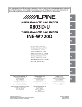Alpine Electronics X803DC-U Installatie gids