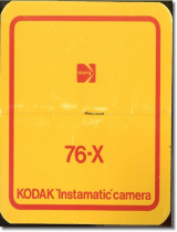 Kodak Instamatic 76-X Gebruikershandleiding