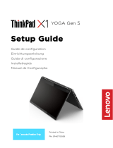 Mode d'Emploi Lenovo Série ThinkPad X1 Yoga Gen 5 Gebruikershandleiding
