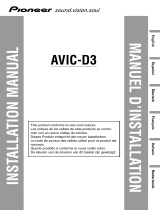 Pioneer AVIC D3 Handleiding