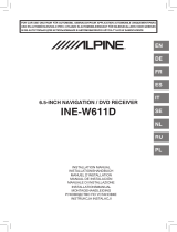 Alpine INE-W INE-W611DC Installatie gids