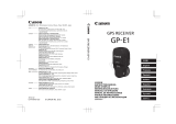 Canon GPS RECEIVER GP-E1 Handleiding