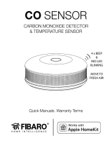 Fibaro Carbon Monoxide Detector Handleiding