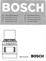 Bosch HSG132SEU/02 Handleiding