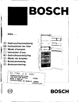 Bosch KGU3101/01 Handleiding