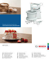Bosch MFQ3561W/04 Installatie gids