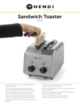 Hendi Sandwich Toaster 261163 Handleiding