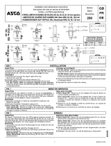 Asco Series 290 390 Pressure Operated Valves Stroke Limiter Installatie gids