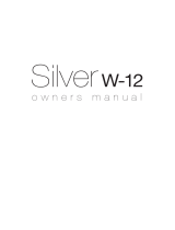 Monitor Audio Silver W12 Handleiding