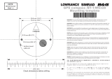 Lowrance BT1 Mounting Template