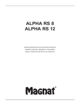 Magnat Alpha RS 8 de handleiding