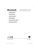 Einhell Expert Plus TE-CS 18/190 Li BL - Solo Handleiding