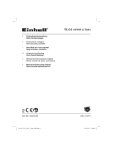 Einhell Expert Plus TE-CS 18/165 Li-Solo Handleiding