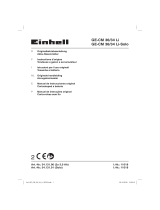 EINHELL Expert GE-CM 36/34 Li (2 x 3,0Ah) Handleiding