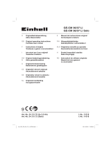 EINHELL Expert GE-CM 36/37 Li (2x3,0Ah) Handleiding