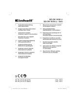 Einhell Expert Plus GE-CM 18/30 Li (1x3,0Ah) de handleiding