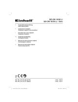 EINHELL GE-CM 18/30 Li-Solo Handleiding