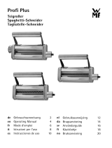 WMF en Profi Plus Teigroller / Spaghetti-Schneider / Tagliatelle-Schneider Handleiding