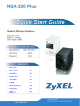 ZyXEL Communications NSA-220 Plus Snelstartgids