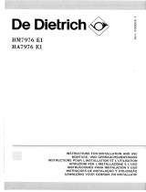 De Dietrich HA7976 de handleiding