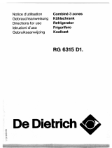 De Dietrich RG6315D1 de handleiding