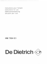 De Dietrich HM7904E1 de handleiding