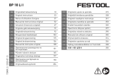 Festool BP 18 Li 4,0 HPC-ASI Handleiding