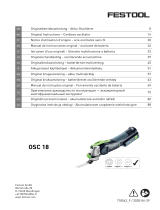 Festool OSC 18 E-Basic Handleiding