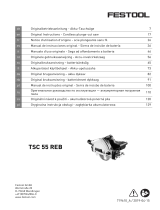 Festool TSC 55 Li 5,2 REBI-Set-SCA-FS Handleiding