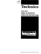Technics RSM222 de handleiding