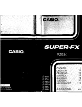 Casio Super-FX 203c de handleiding