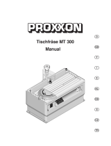 Proxxon MT 300 Handleiding