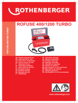 Rothenberger Electro-fusion welding unit ROFUSE TURBO 1200 Handleiding