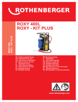 Rothenberger Gas-welding device ROXY 400 L set Handleiding