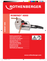 Rothenberger Electric bender ROBEND 4000 set Handleiding