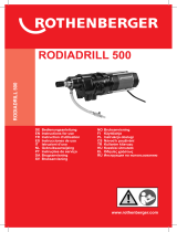 Rothenberger RODIADRILL 500 Handleiding