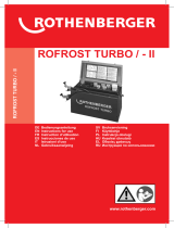 Rothenberger Pipe freezing system ROFROST Turbo 2" Handleiding