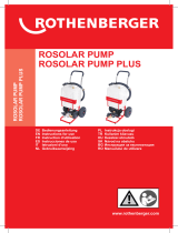 Rothenberger Solar filling pump ROSOLAR Pump Handleiding