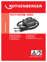 Rothenberger ROTHERM 2000 Handleiding