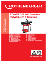 Rothenberger ROWELD P 160 Saniline Handleiding